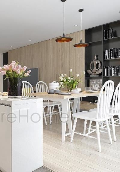 Thiết kế nội thất căn hộ chung cư Home City Trung Kính - Chị Giang phong cách hiện đại trẻ trung