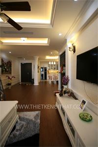 Thi công nội thất chung cư Mandarin Garden Tân cổ điển - Chị Lan