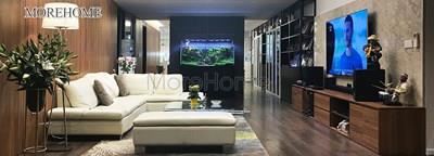 Thi công nội thất bằng gỗ an cường tại  chung cư Trung Hòa Nhân Chính