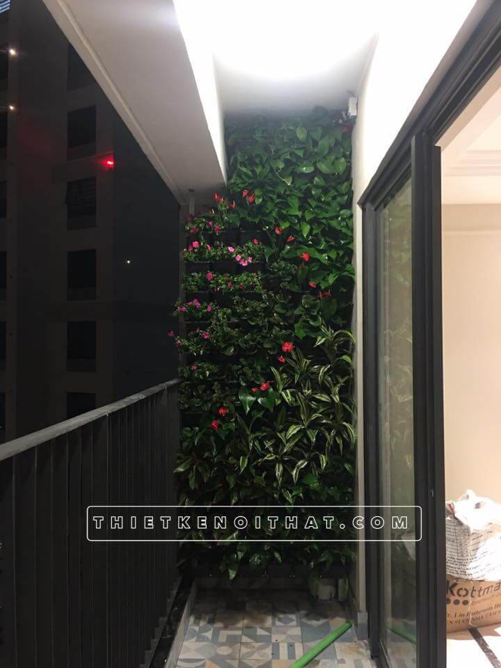 Thi công khu vực ban công cho nhà chung cư - không gian xanh đầy thú vị Thi công chung cư