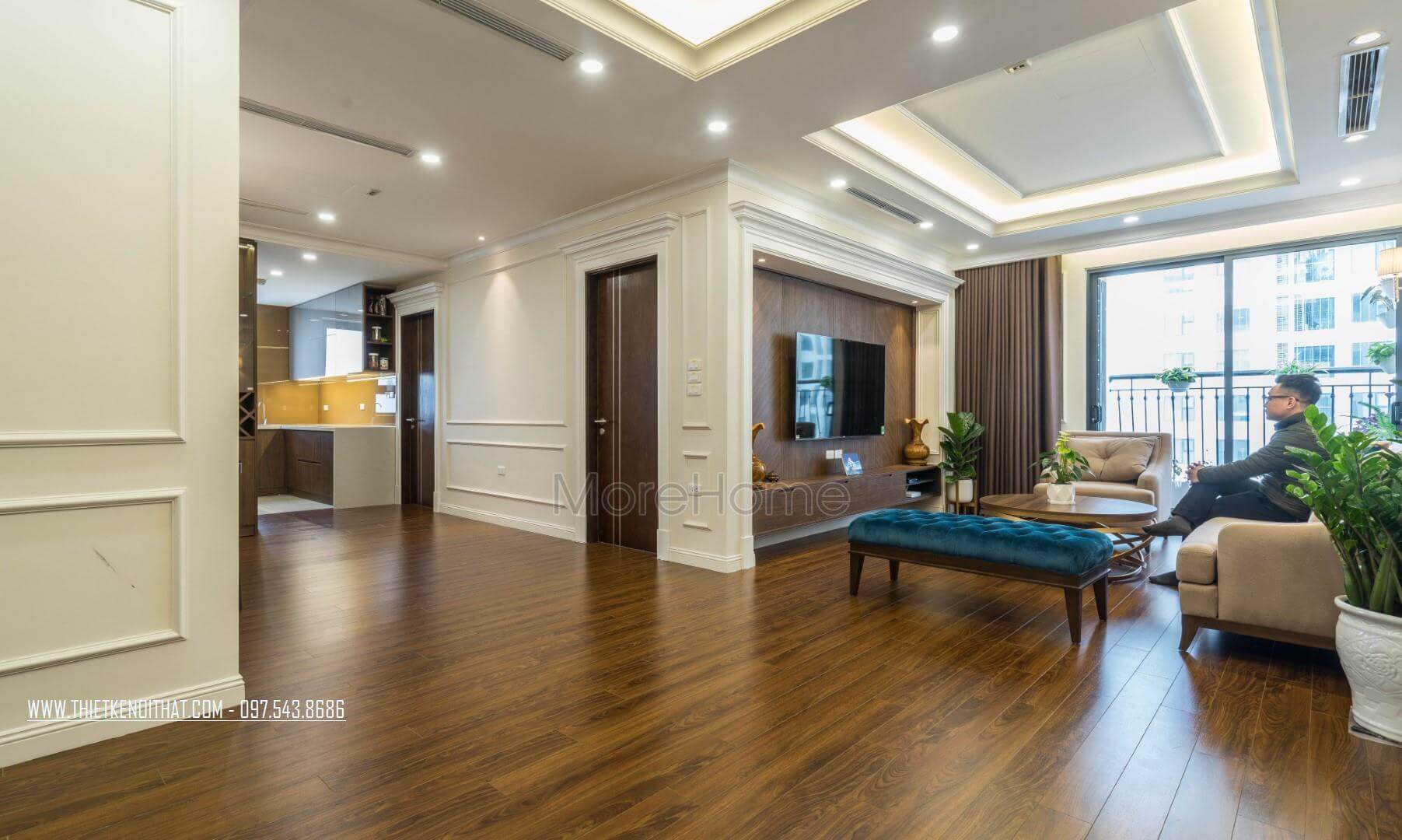 Bằng cách thiết kế nội thất tối ưu gia chủ có được nhiều diện tích sử dụng hơn, nhà cửa gọn gàng hơn bao giờ hết Thi công nội thất chung cư hiện đại