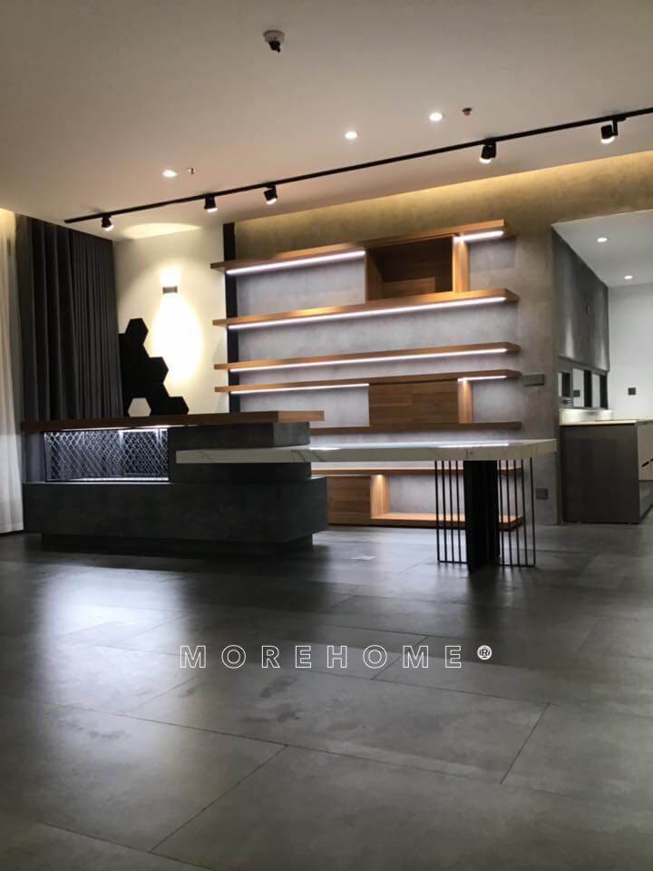 Thi công hoàn thiện trọn gói nội thất cho căn hộ penthoue cao cấp Skylake Phạm Hùng Hà Nội Thi công nội thất chung cư hiện đại
