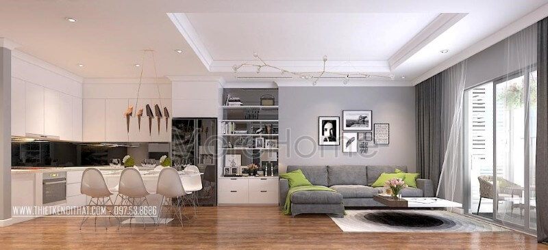 Thiết kế nội thất chung cư Park hill cao cấp