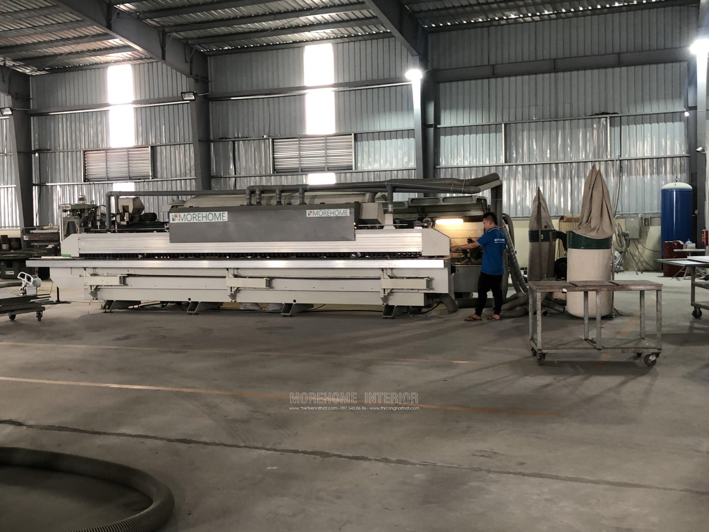 xưởng gỗ thi công nội thất Morehome